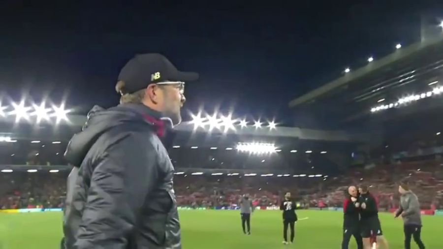  克洛普激情指挥助利物浦逆转取胜